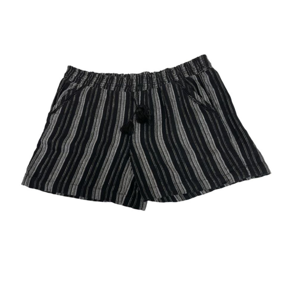 Briggs Womens Linen Blend Shorts 2X